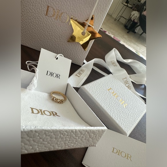Dior Revolution Ring with care case, box, gift bag, and Dior star trinket ✨ 💍 - Picture 4 of 15
